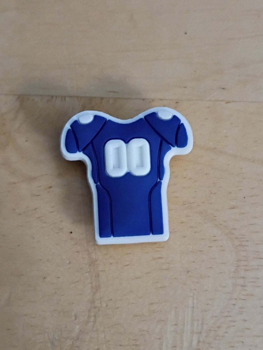 10 for $10 Jibbitz Croc Charm - Football Sports Jersey Blue 00 - New Charm 6